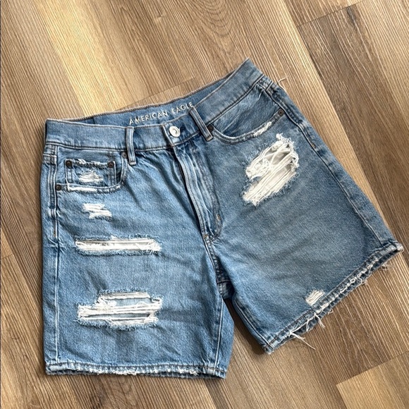 American Eagle Outfitters Pants - American Eagle Denim High Rise 90s Boyfriend Shorts Distressed Size 6